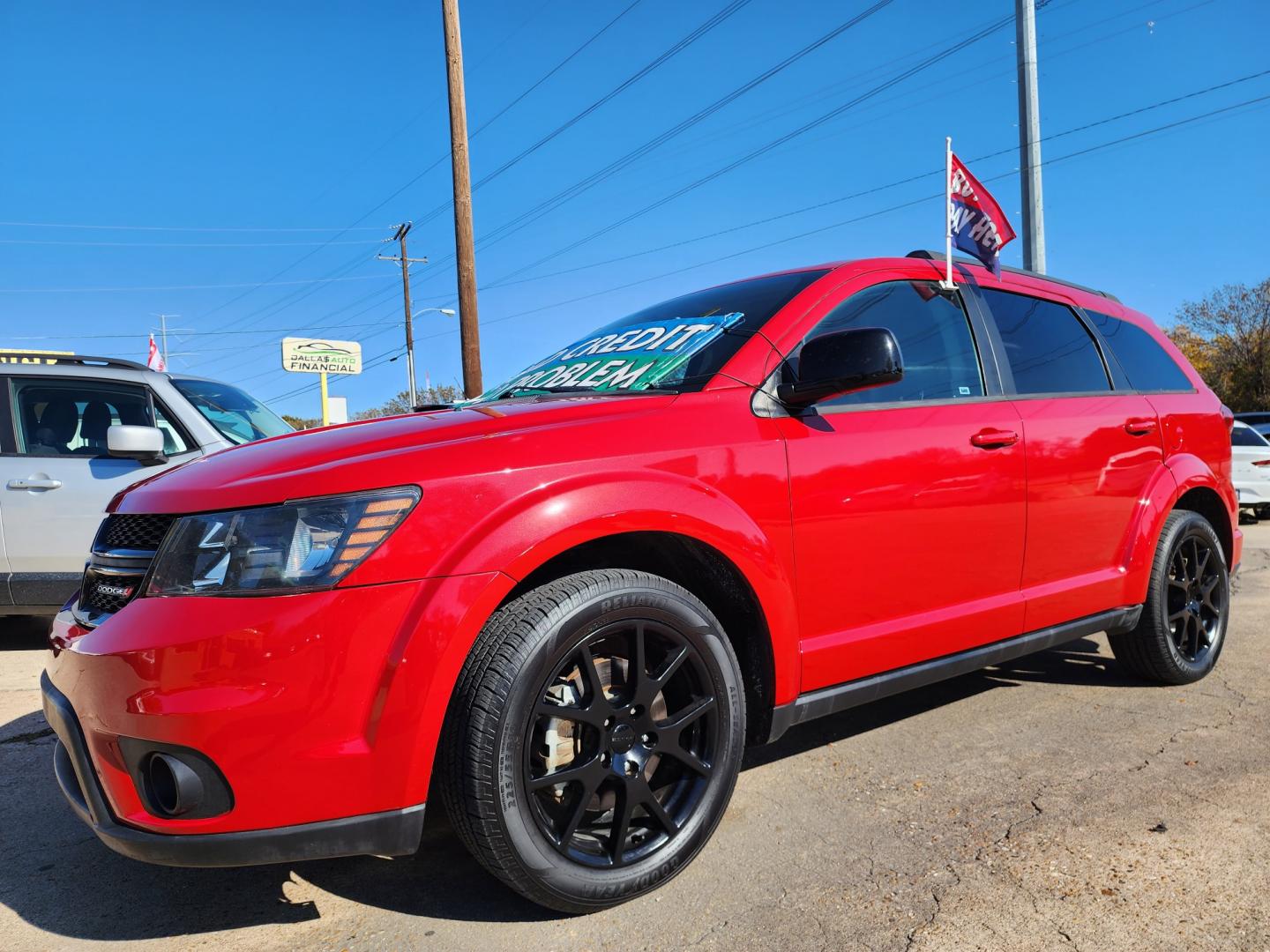 2015 RED Dodge Journey SXT (3C4PDCBBXFT) with an 2.4L L6 DOHC 16V engine, 4-Speed Automatic transmission, located at 2660 S.Garland Avenue, Garland, TX, 75041, (469) 298-3118, 32.885551, -96.655602 - Welcome to DallasAutos4Less, one of the Premier BUY HERE PAY HERE Dealers in the North Dallas Area. We specialize in financing to people with NO CREDIT or BAD CREDIT. We need proof of income, proof of residence, and a ID. Come buy your new car from us today!! This is a SUPER CLEAN 2015 DODGE JOUR - Photo#7